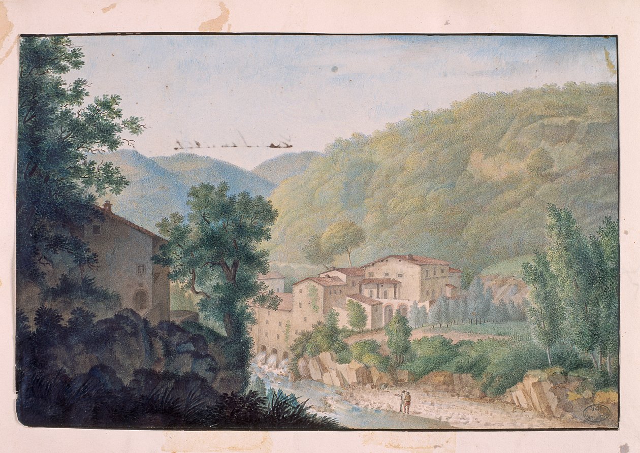 Paisaje montañoso de Elisa Bonaparte
