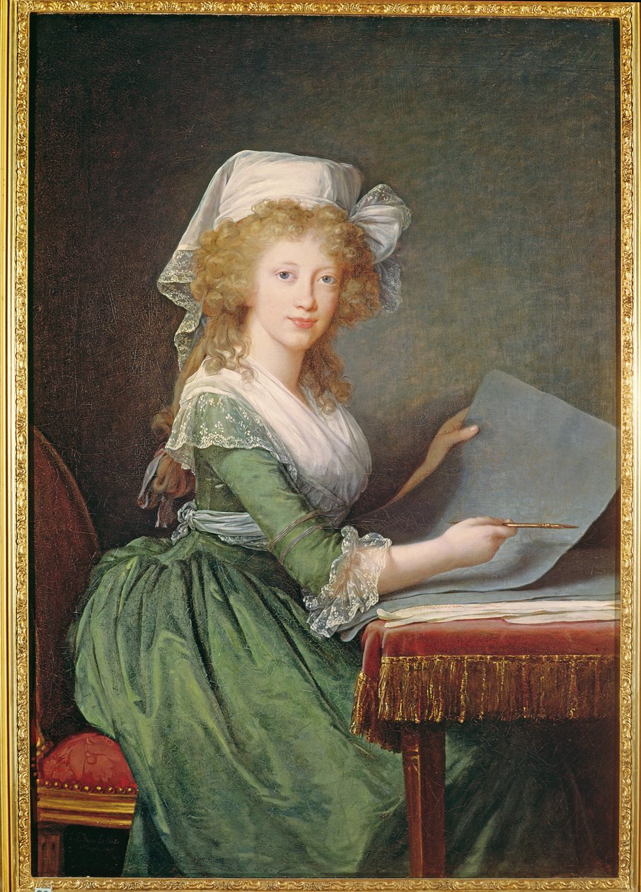 María Luisa de Borbón-Sicilia (1773-1802) 1790 de Elisabeth Louise Vigee Lebrun