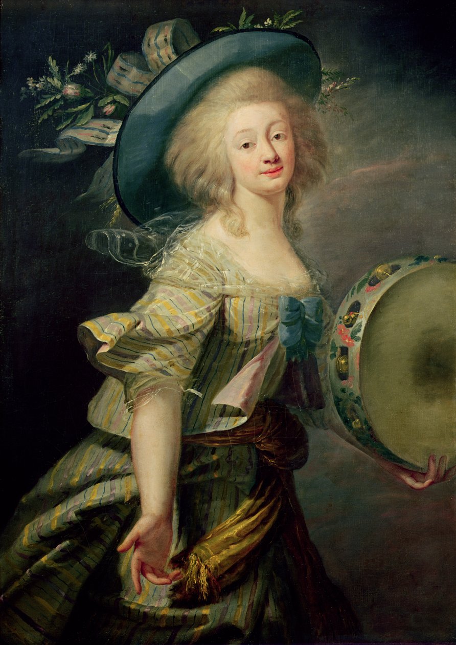 Retrato de Marie-Anne de Cupis (1710-70) también conocida como La Camargo de Elisabeth Louise Vigee Lebrun