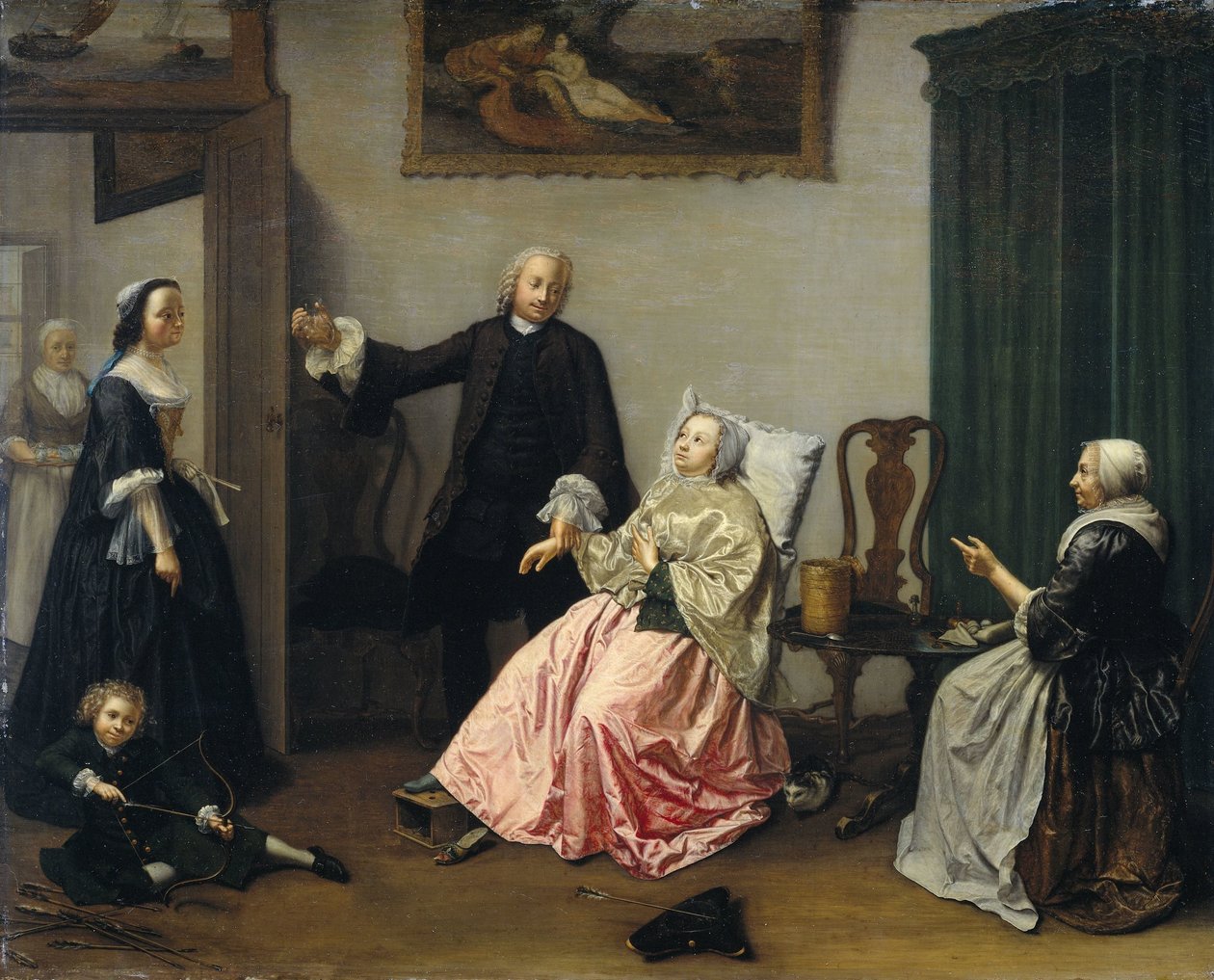 Visita al médico de Elisabeth Geertruida Wassenbergh