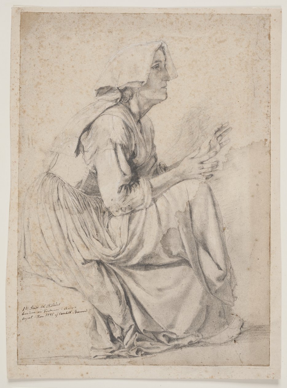 1. estudio para la imagen de las mujeres en la fuente en A. de Elisabeth Jerichau Baumann