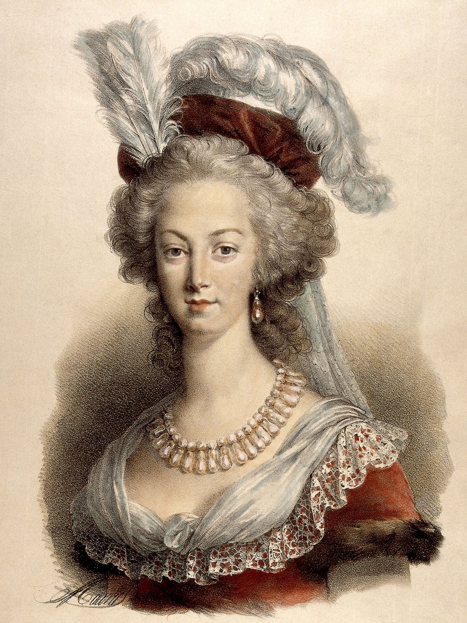 La reina María Antonieta de Elisabeth Louise (after) Vigee Lebrun