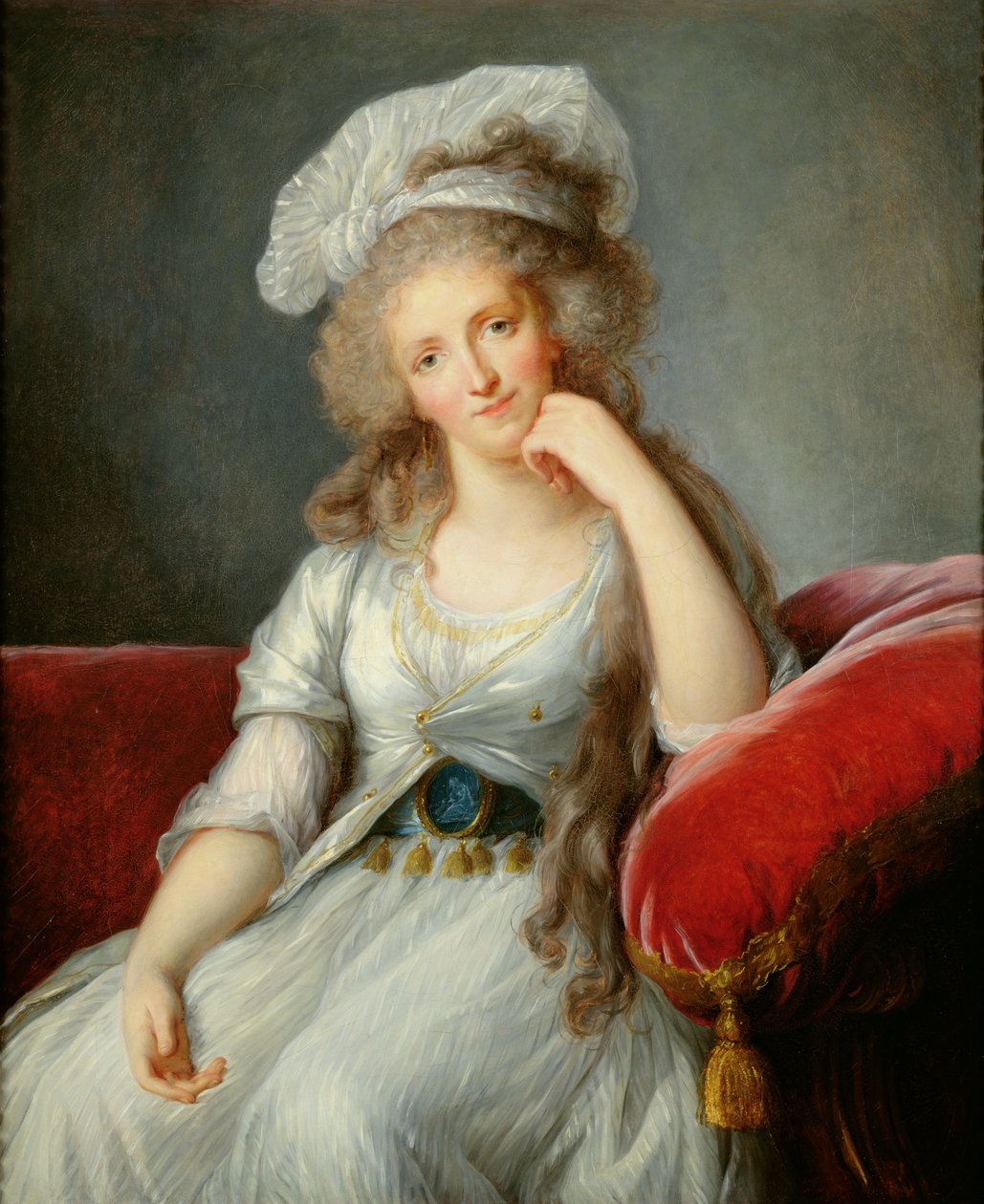 Louise-Marie Adelaide, Duquesa de Orleans de Elisabeth Louise (after) Vigee-Lebrun