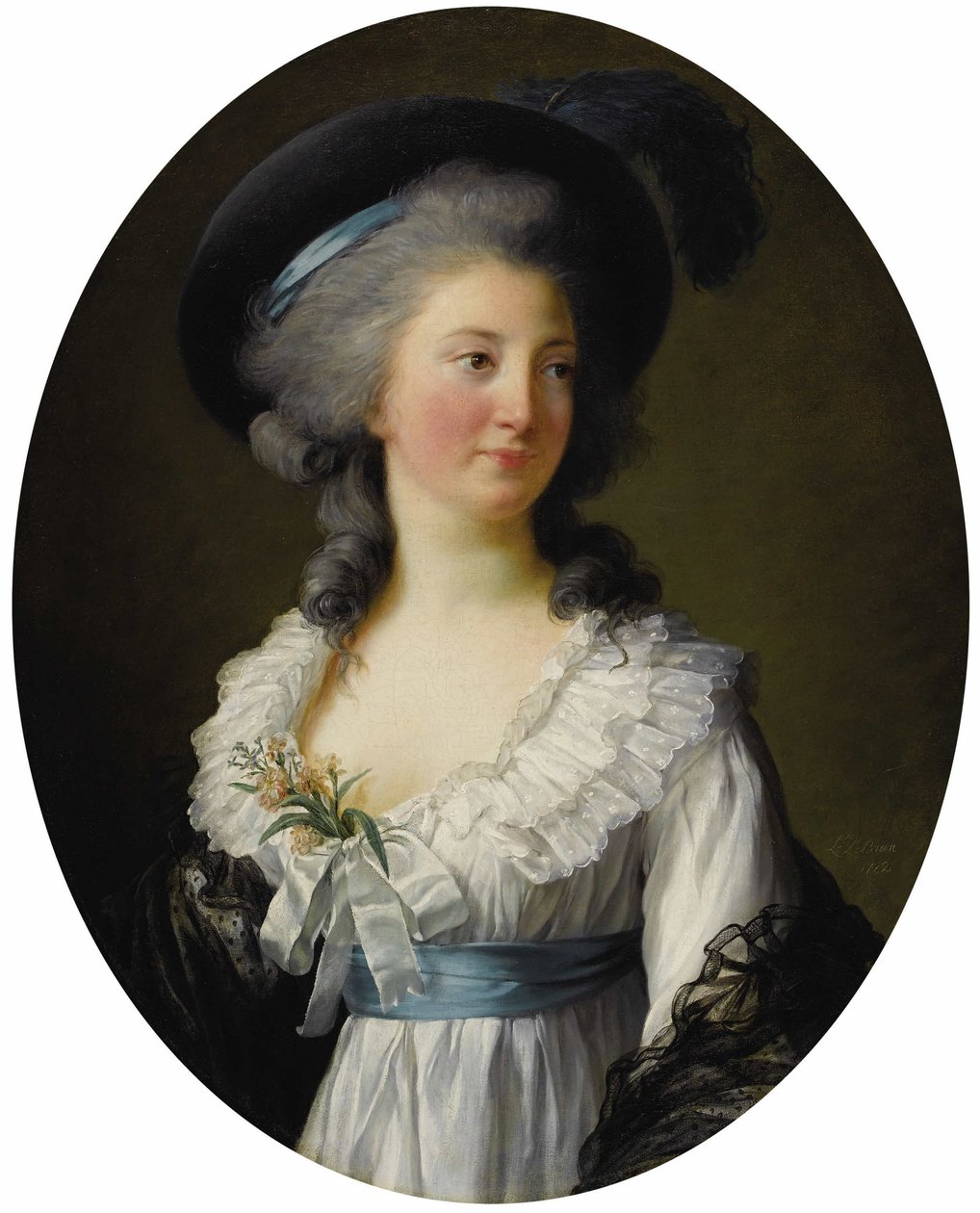 Francés: Portrait de Madame de Moreton, La Comtesse de Moreton de Chabrillan Retrato de Madame de Moreton, Comtesse de Chabrillan, identificada erróneamente con Izabela Czartoryska de Élisabeth Louise Vigée Le Brun