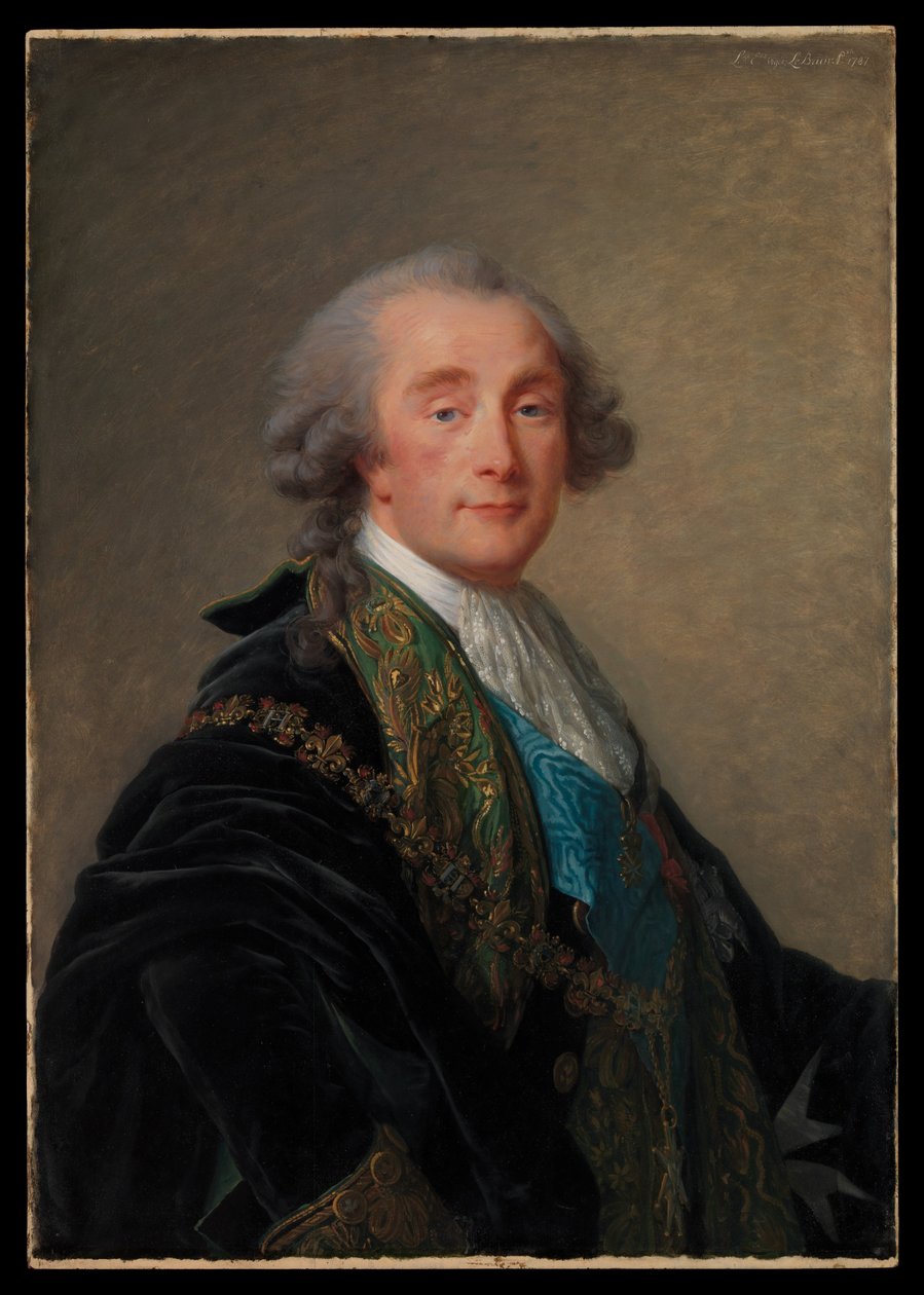 Alexandre Charles Emmanuel de Crussol-Florensac (1743-1815) de Elisabeth Louise Vigee Lebrun