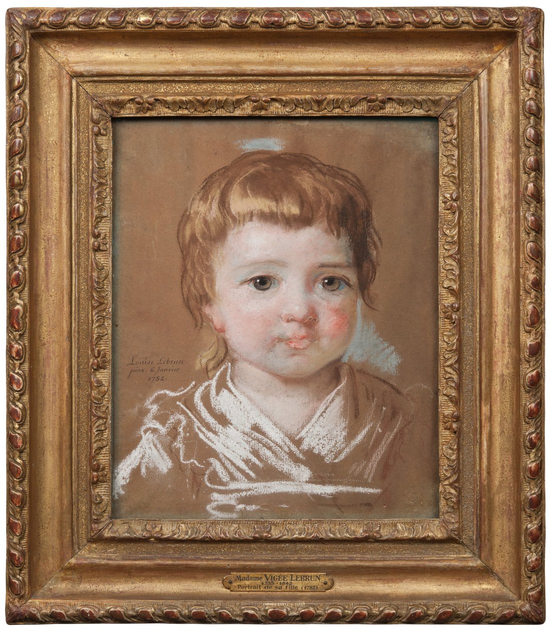 Jeanne Julie Louise Lebrun, hija de la artista, de dos años de Elisabeth Louise Vigee-Lebrun