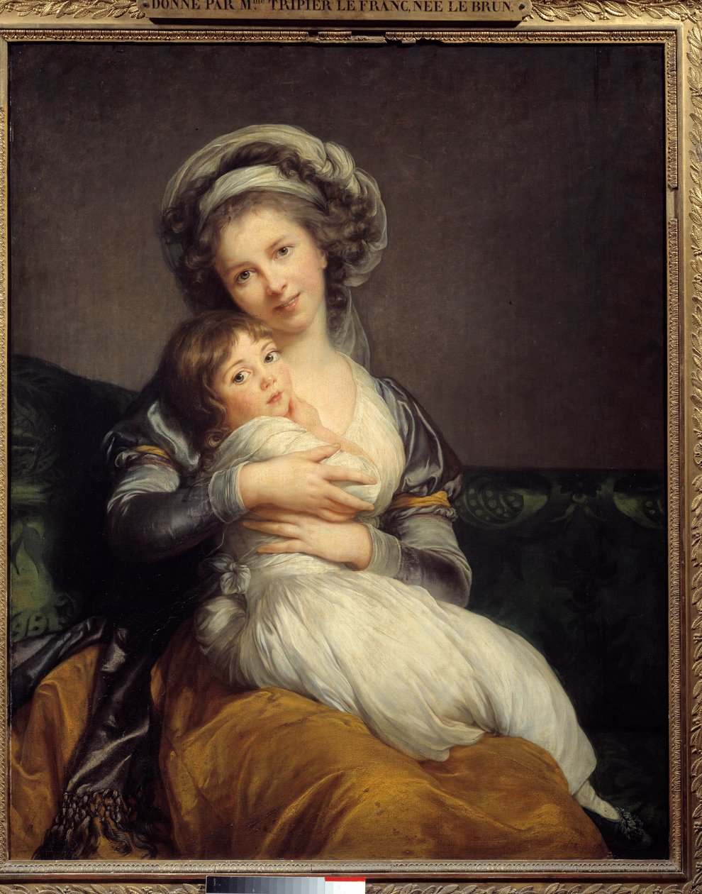 Madame Vigee-Le Brun y su hija, Jeanne Marie-Louise de Elisabeth Louise Vigee Lebrun