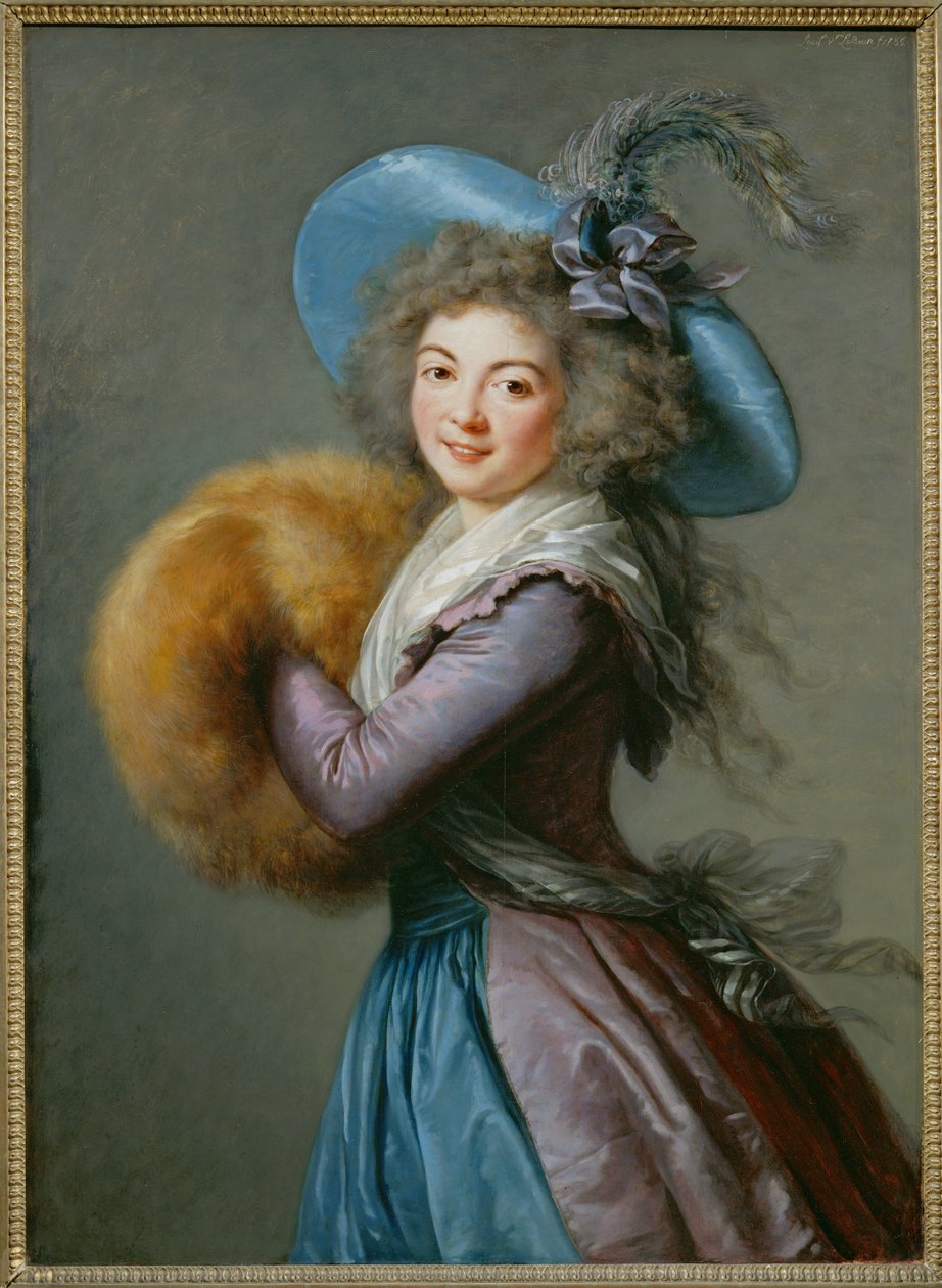 Mme Mole-Raymond (pintura sobre madera) de Elisabeth Louise Vigee-Lebrun