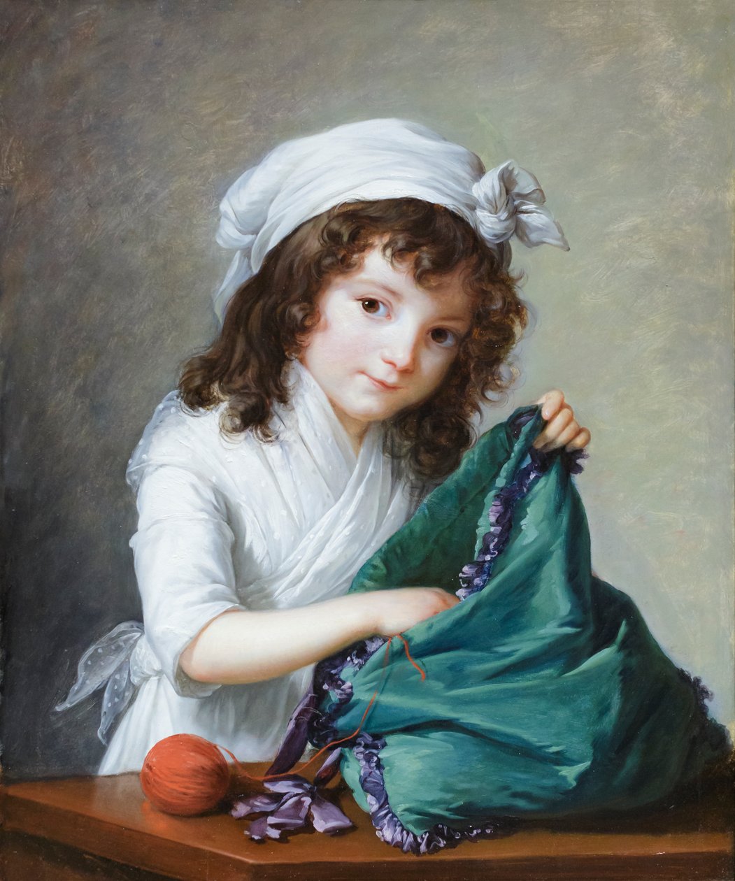 Mademoiselle Brongniart de Elisabeth Louise Vigee Lebrun