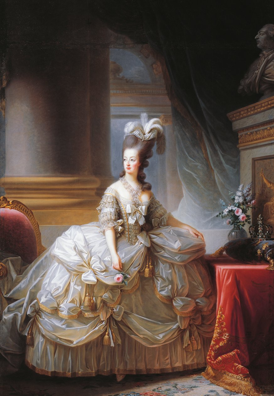 Retrato de María Antonieta de Elisabeth Louise Vigee Lebrun