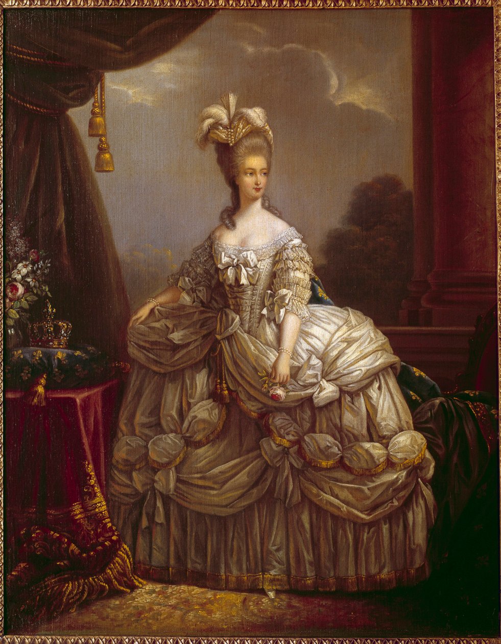 Retrato de María Antonieta de Lorena Habsburgo (1755-1793) Reina de Francia de Elisabeth Louise Vigee Lebrun