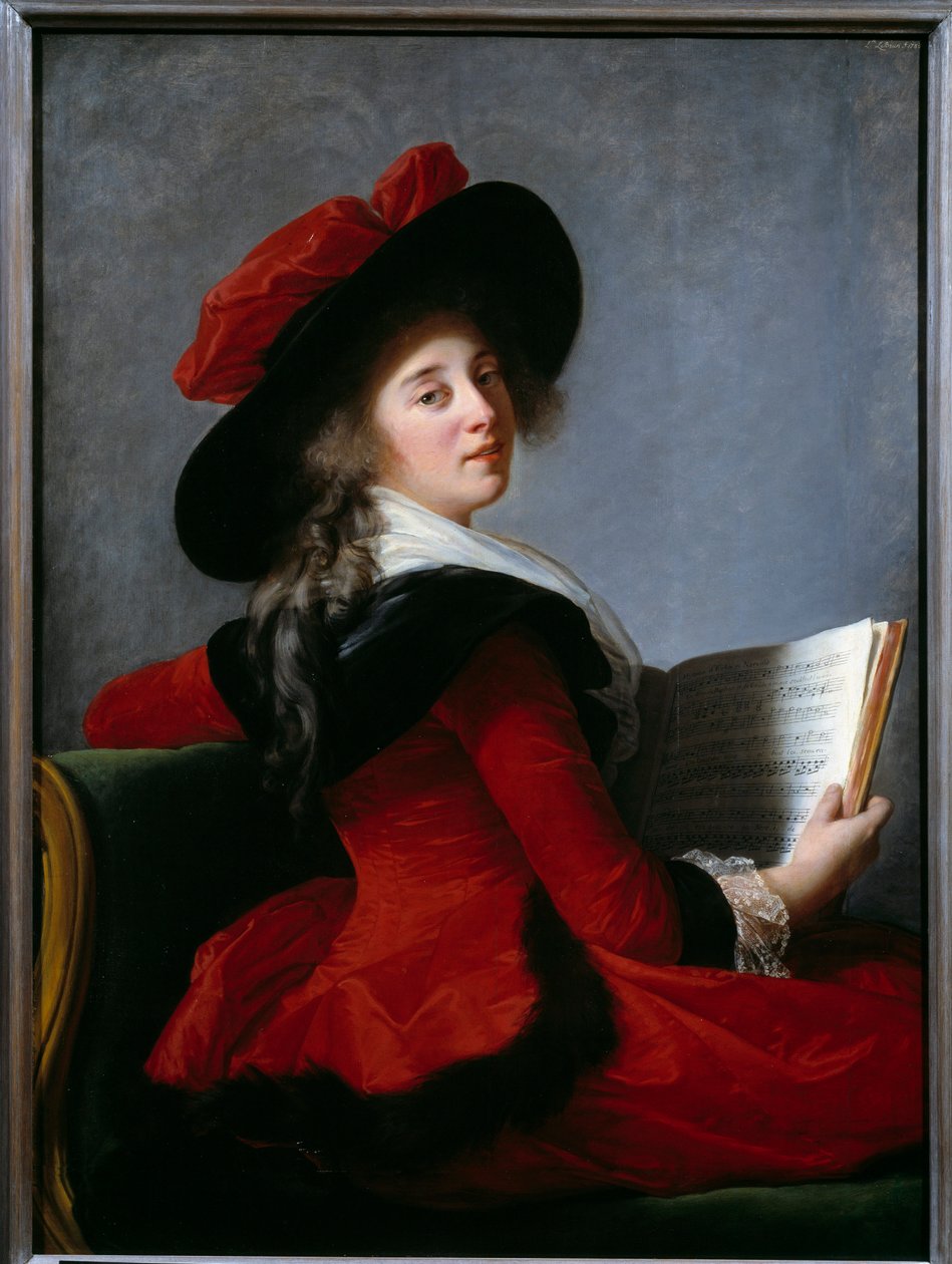 Retrato de la Baronesa de Crussol de Elisabeth Louise Vigee Lebrun
