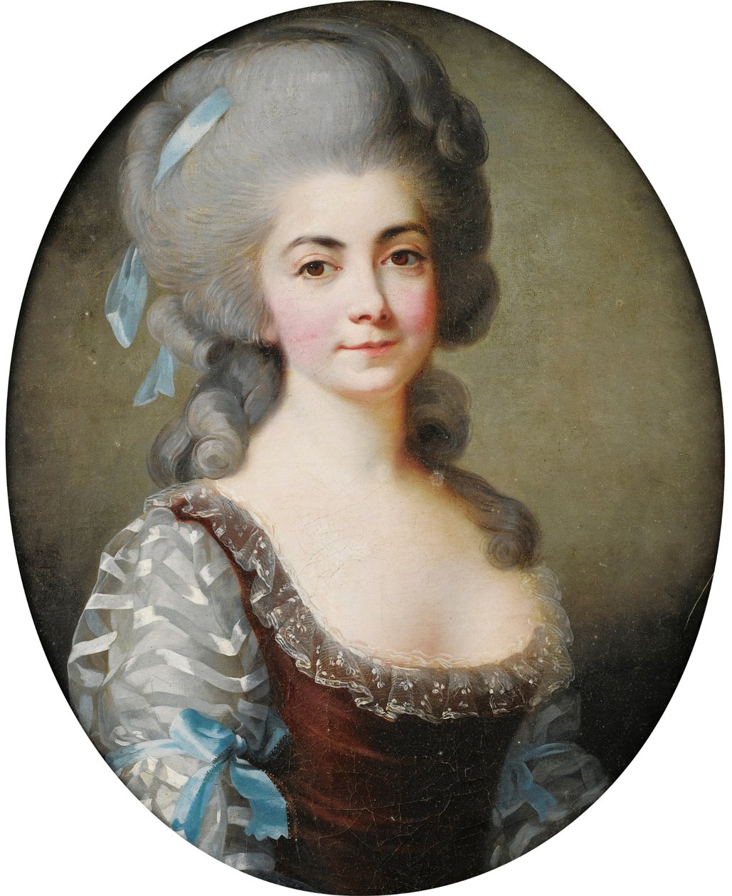 Retrato de la cantante de ópera Antoinette Saint-Huberty 1756-1812, c. 1780 de Elisabeth Louise Vigee Lebrun
