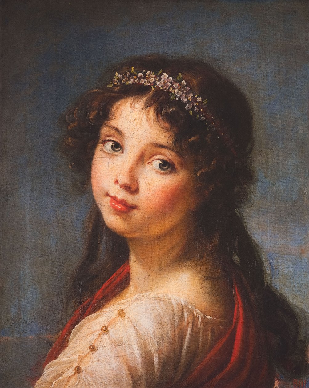 Julie Lebrun. Pintura de Élisabeth Vigée-Lebrun de Elisabeth Vigée-Lebrun