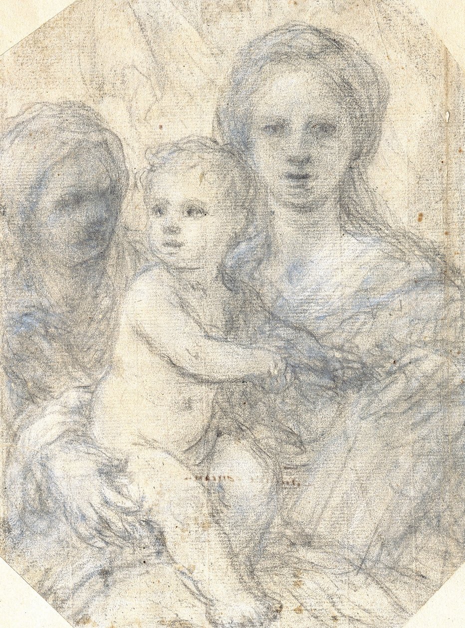 Madonna y el Niño | Elisabetta Sirani | Impresión de arte
