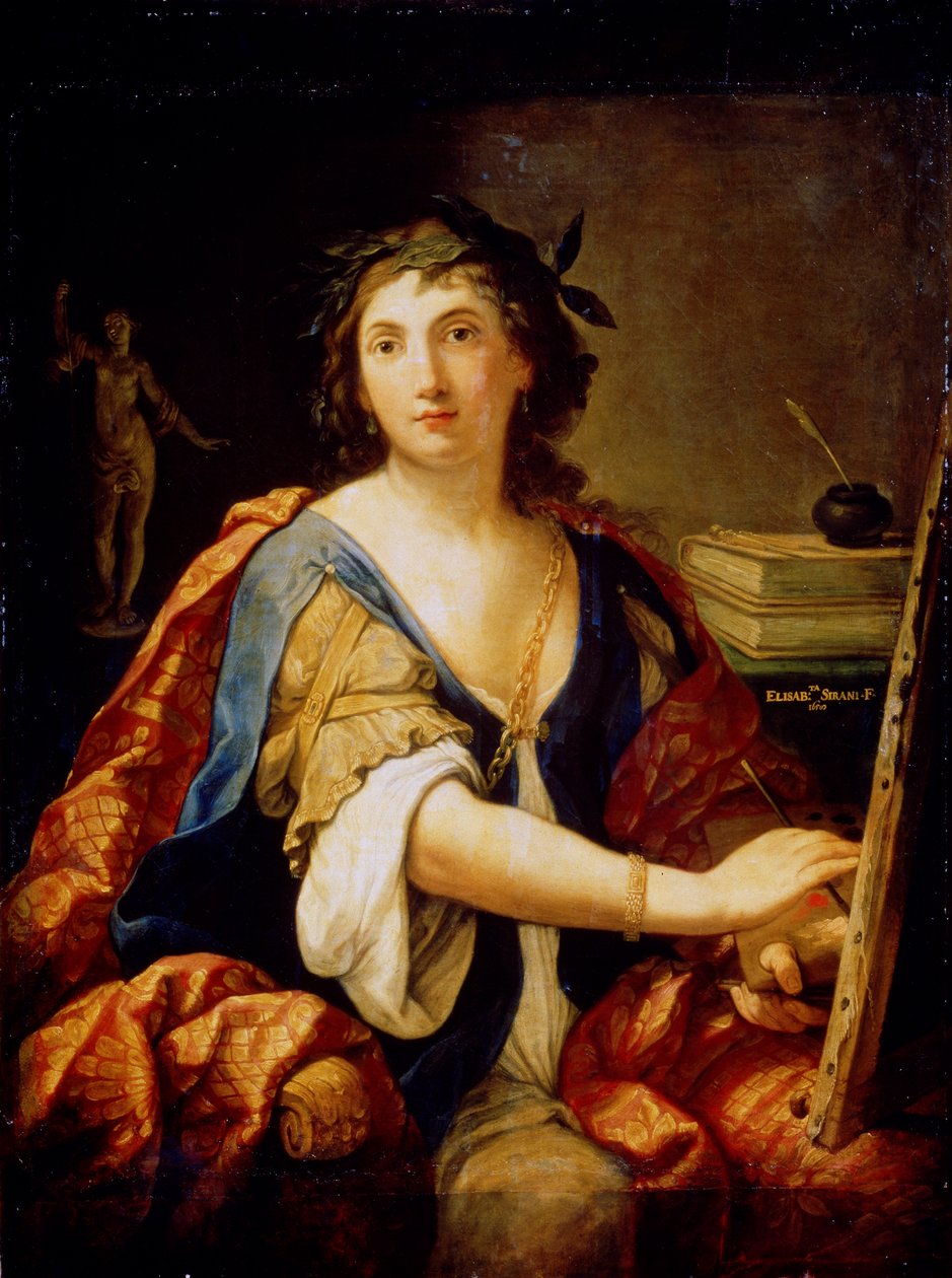 Alegoría de la pintura (autorretrato), 1658 de Elisabetta Sirani