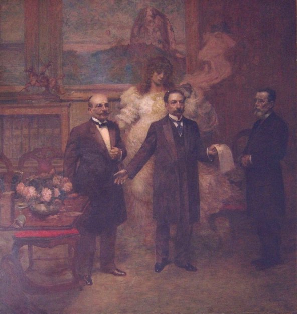 Alegoría de la Ley de Presupuesto de Eliseu Visconti