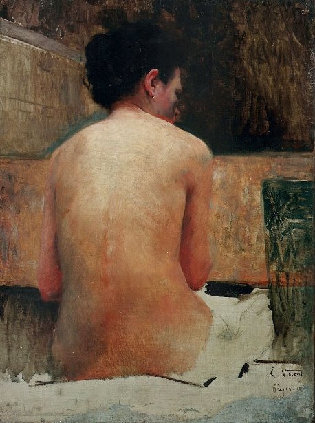Desnudo femenino, supino de Eliseu Visconti