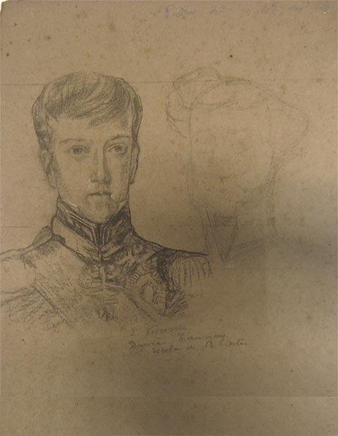 Pedro II de Brasil, a los 9 años de Eliseu Visconti