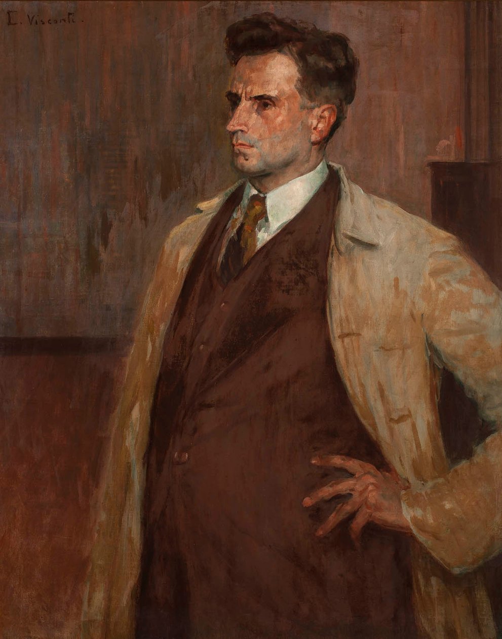 Retrato del escultor Joao Zacco Parana de Eliseu Visconti