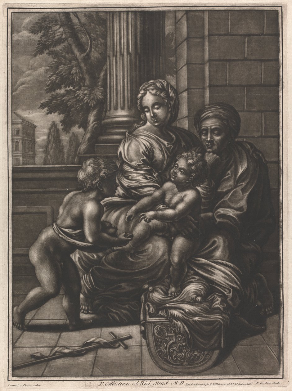 Virgen con el Niño de Elisha Kirkall