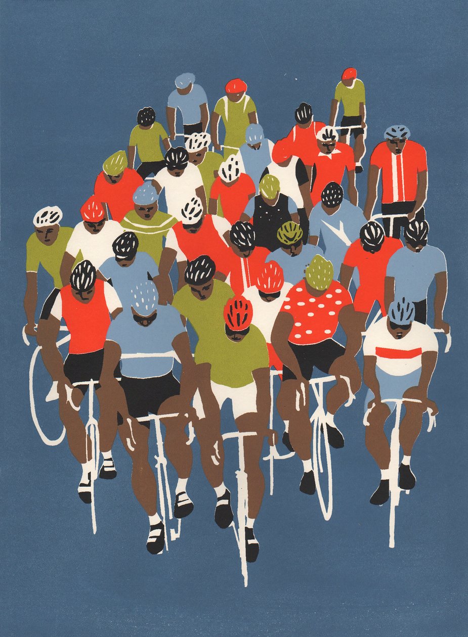 Gruppetto, 2014 (serigrafía) de Eliza Southwood