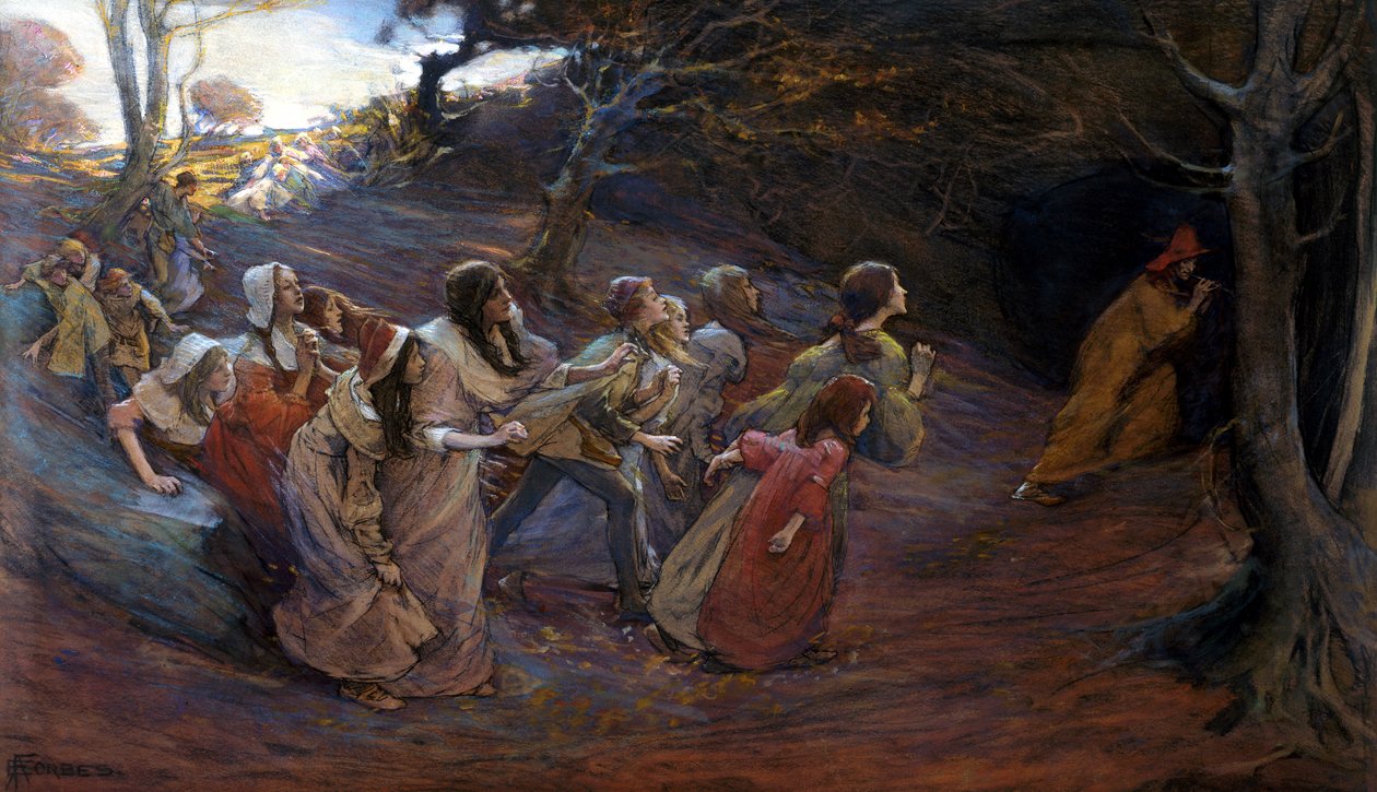 El flautista de Hamelín de Elizabeth Adela Stanhope Forbes