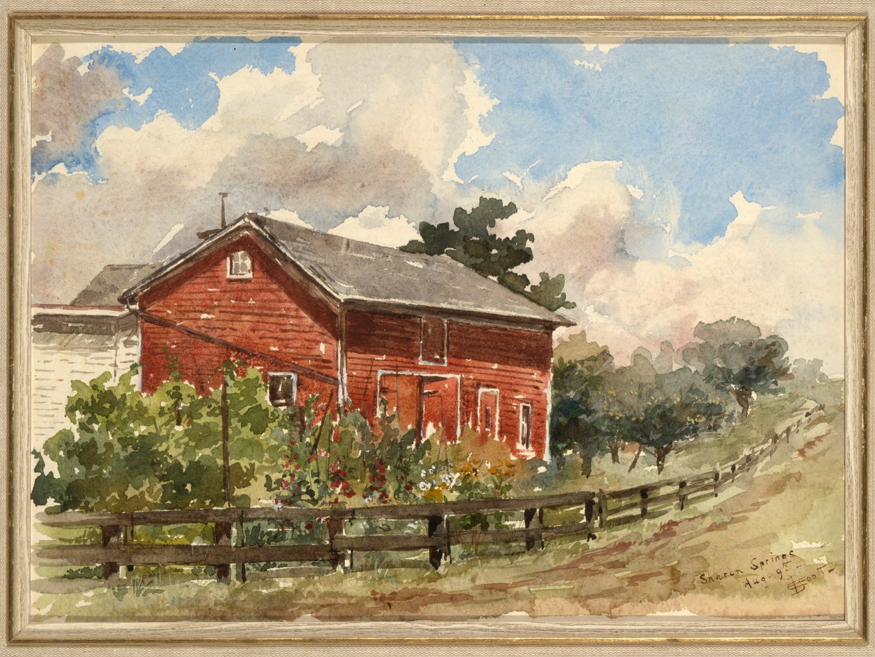 Sharon Springs, 1883 de Elizabeth Boott Duveneck