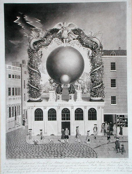 La Deuda Náutica de 1782, grabado por Francis Jukes, publicado por William Phelps de Elizabeth Henriette (after) Phelps