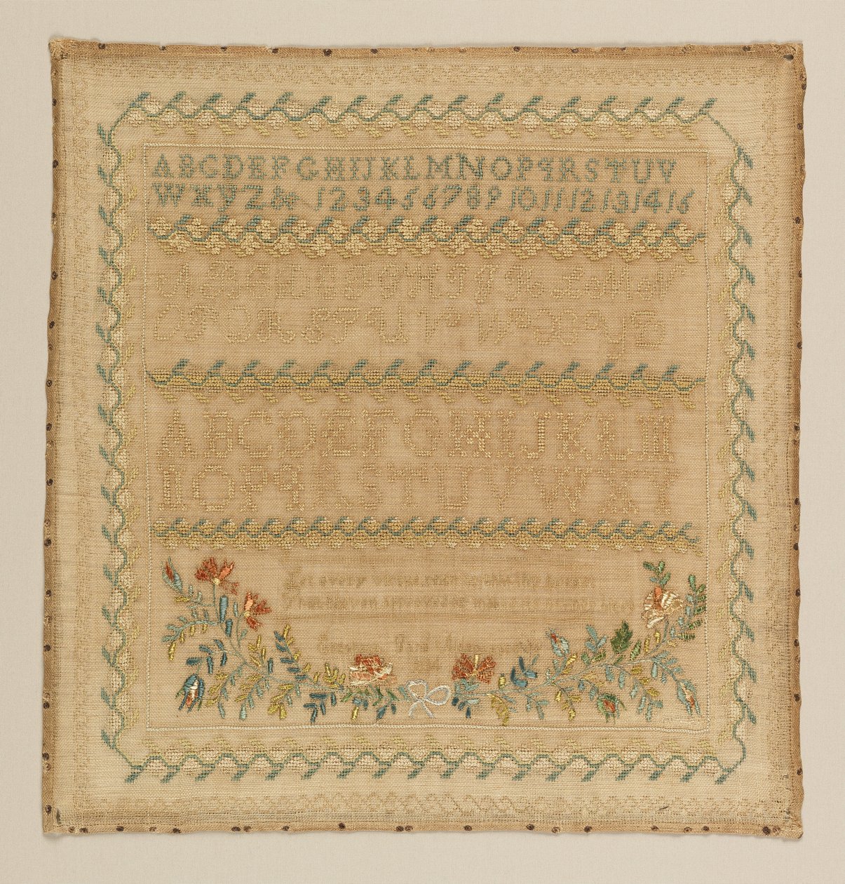 Muestrario de Elizabeth Jane Alden