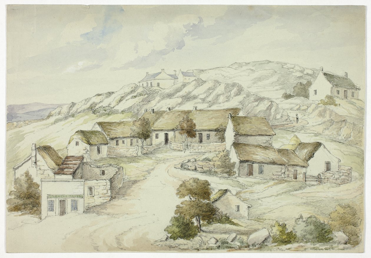 Pueblo de Kilkenny desde las rocas de Elizabeth Murray