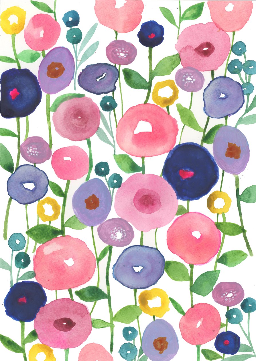 Amapolas en flor de Elizabeth Rider