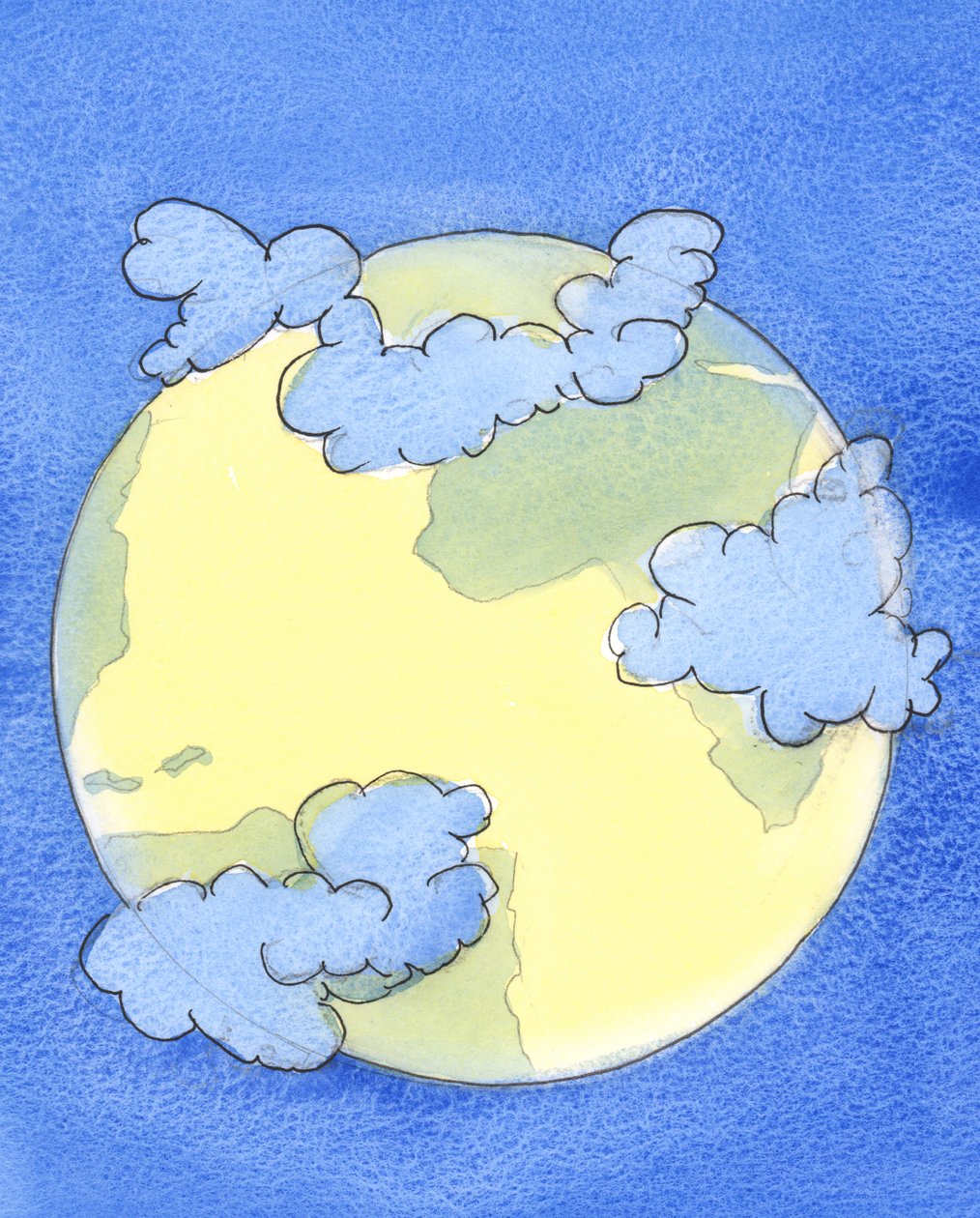 Una nube densa parece cubrir aquellas partes de la tierra donde hay guerra, lo que corta a muchas personas de Dios de Elizabeth Wang