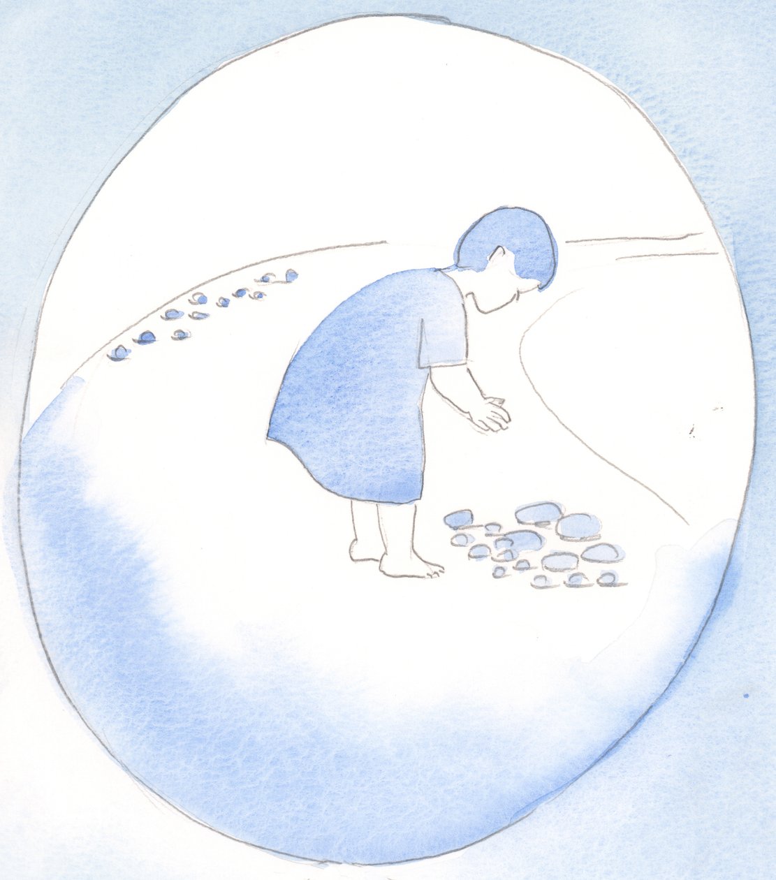 Al ofrecer nuestros pecados a Dios, en arrepentimiento, Él los acepta como un regalo, como cuando una madre acepta un guijarro de un niño como una joya de Elizabeth Wang