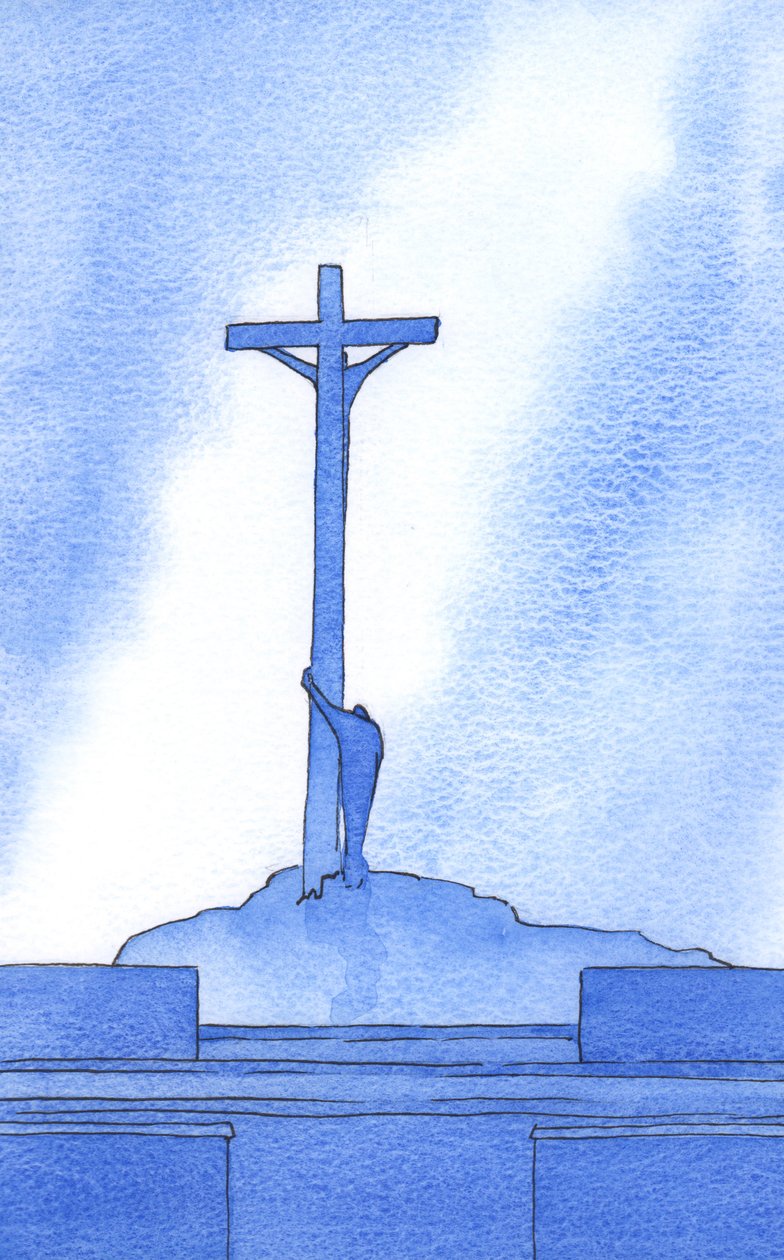 En cada Misa estamos junto a Cristo crucificado por nuestra salvación de Elizabeth Wang