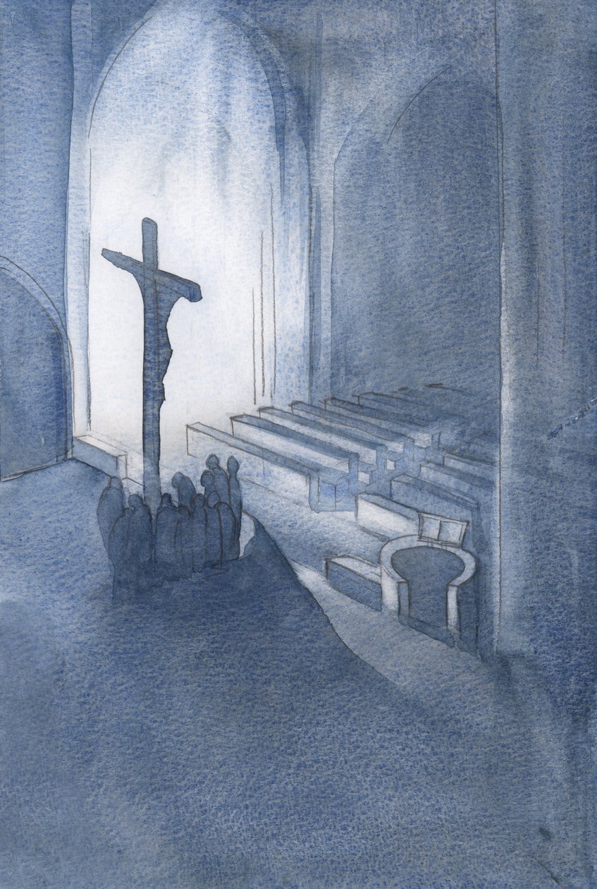 En la Misa ofrecemos en acción de gracias un Sacrificio santo y vivo. de Elizabeth Wang