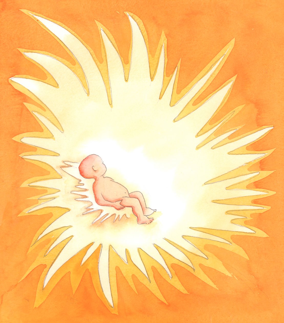 Por el Bautismo, el alma se convierte en un horno de Amor Divino, ya que la Trinidad Inmanente - Padre, Hijo y Espíritu Santo - irradia Gloria desde esa alma hacia los demás. de Elizabeth Wang