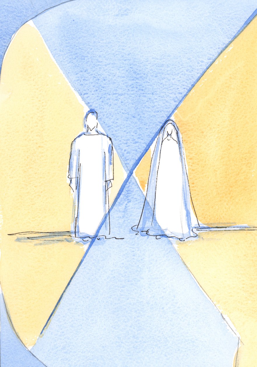 Cristo y Su Santa Madre son creador y criatura, sin embargo, Cristo, el Dios-hombre, 