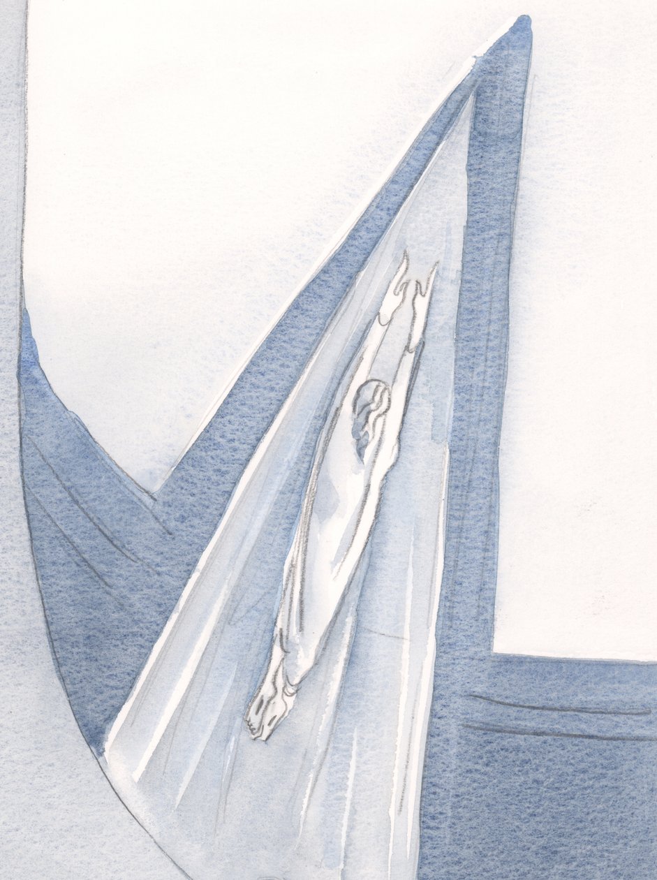 Cristo entró en el Cielo vestido de blanco, y seguimos el camino. de Elizabeth Wang