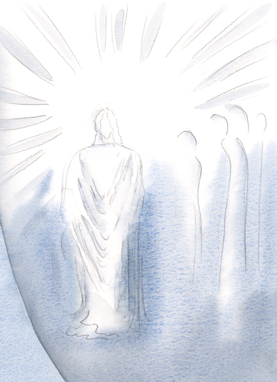 Cristo está oculto detrás de dos velos de Elizabeth Wang