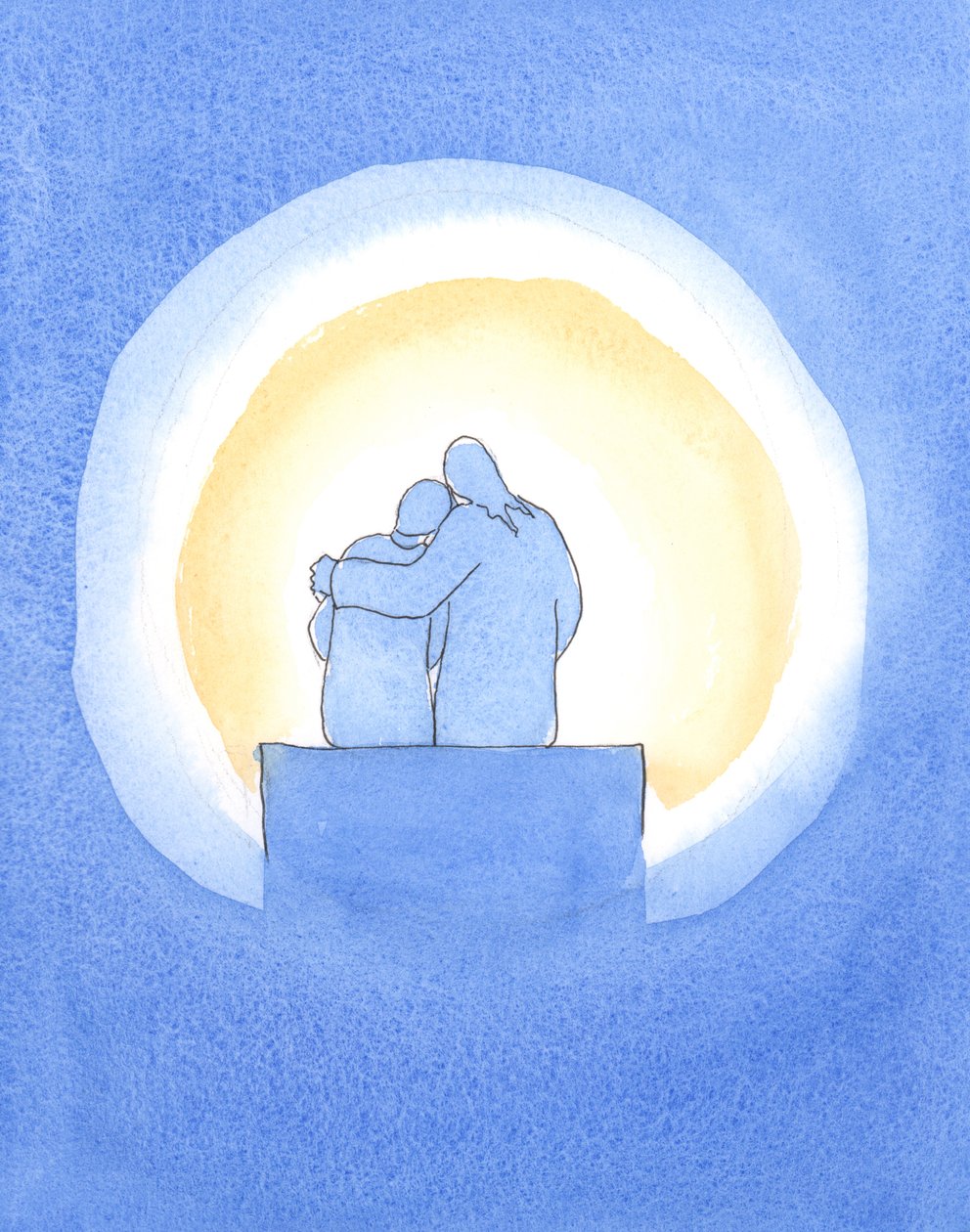 Cristo se sienta a nuestro lado en la 
