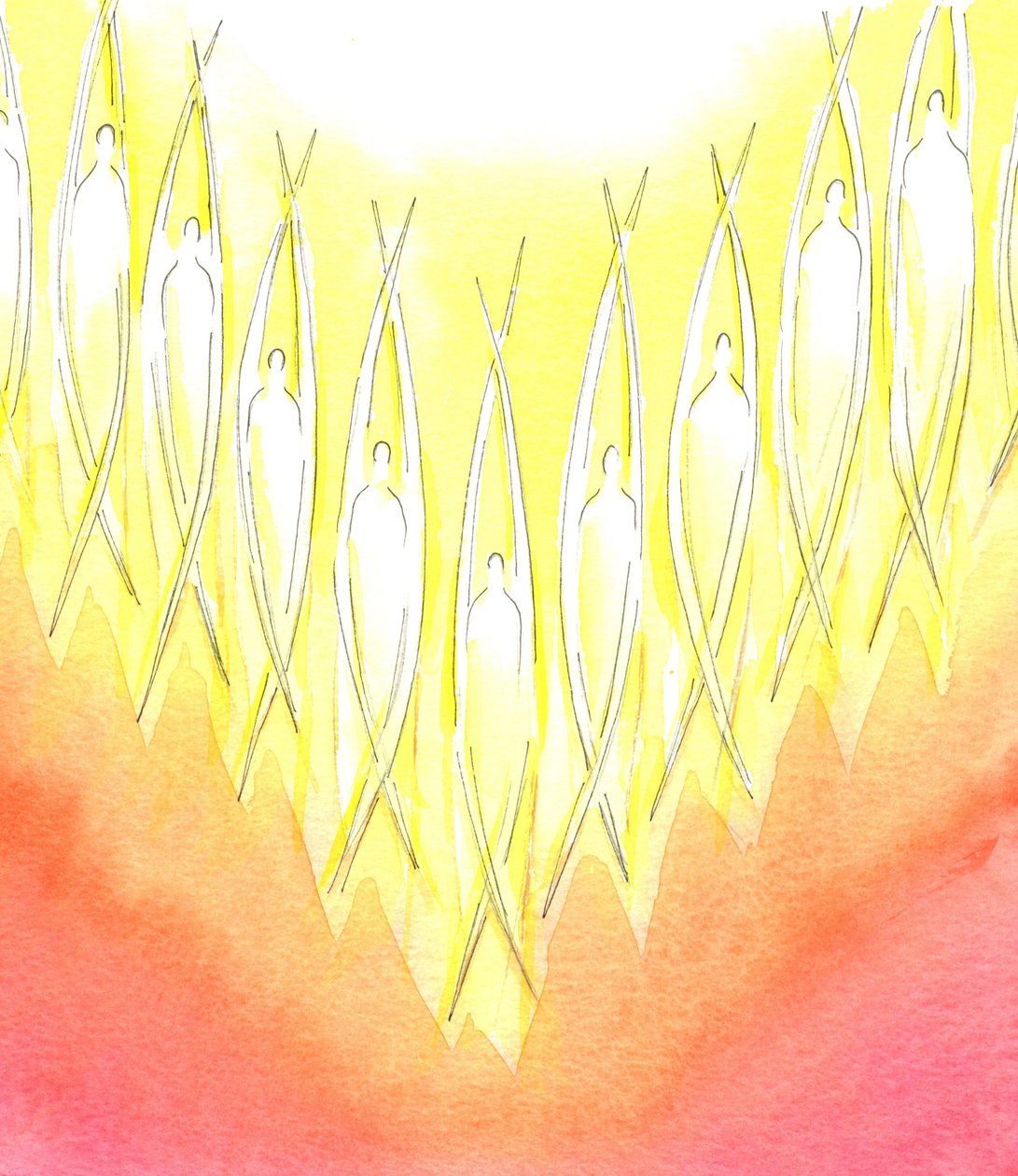 Dios creó a los santos ángeles, 2001 de Elizabeth Wang