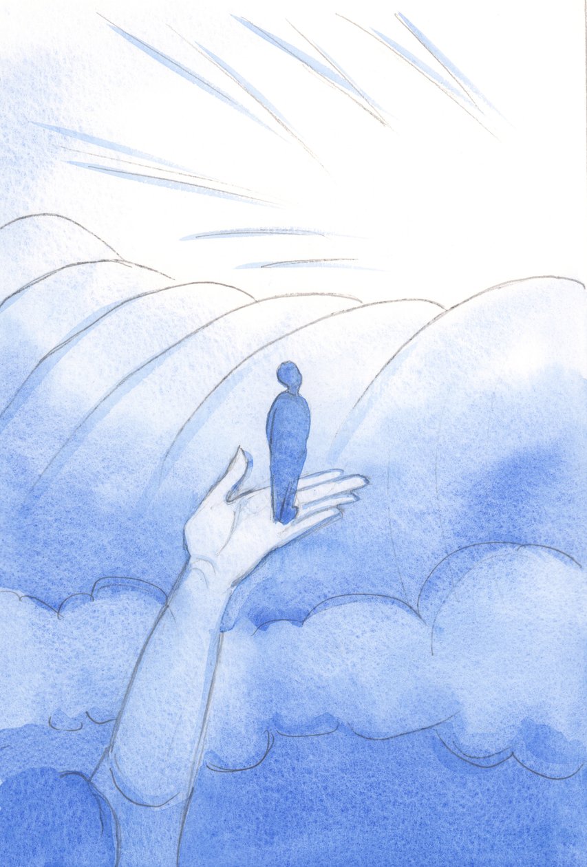 Dios a veces nos llama a la oración, y somos sostenidos por Cristo por encima de la nube del pensamiento terrenal, y cerca de la 