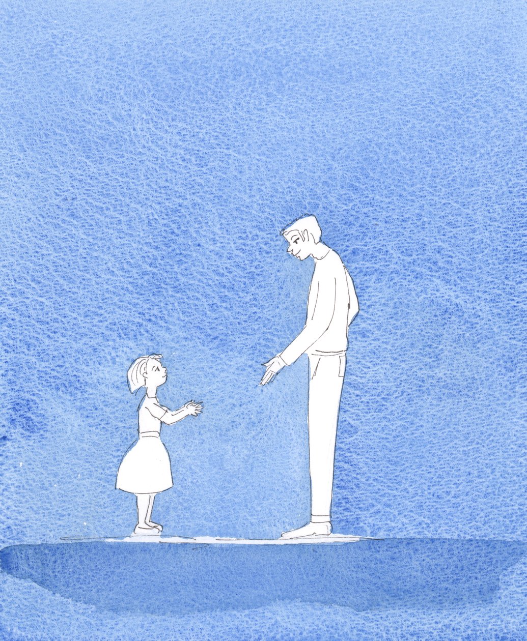 Dios Padre se complace cuando nos dirigimos a Él, y pedimos en el nombre de Su Hijo las cosas buenas que necesitamos o deseamos, 2004 (acuarela sobre papel) de Elizabeth Wang