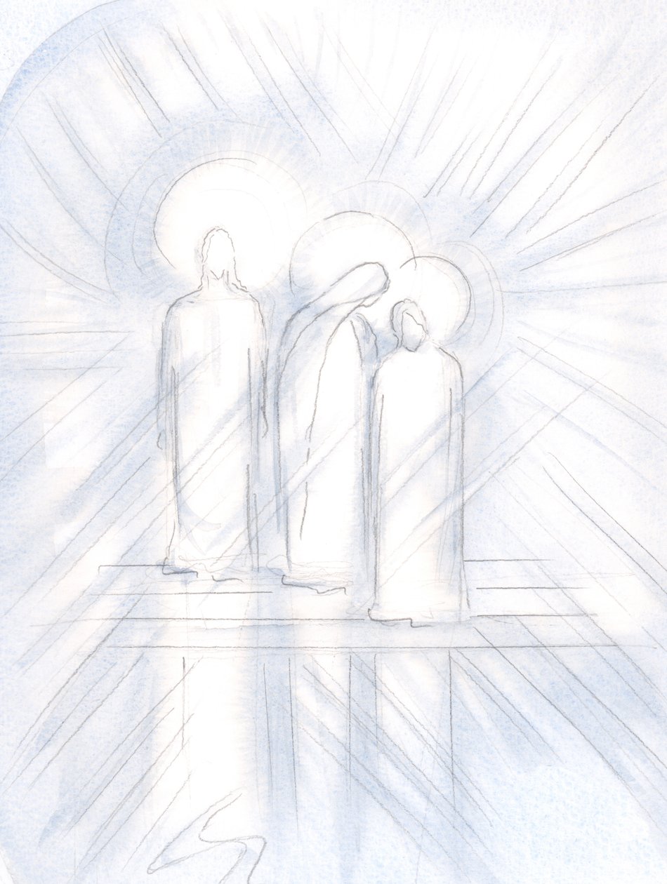 Vi claramente a Jesús, Su Santa Madre a Su lado, y San José junto a Ella. Cristo nos los da, como ayudantes y ejemplos de Elizabeth Wang