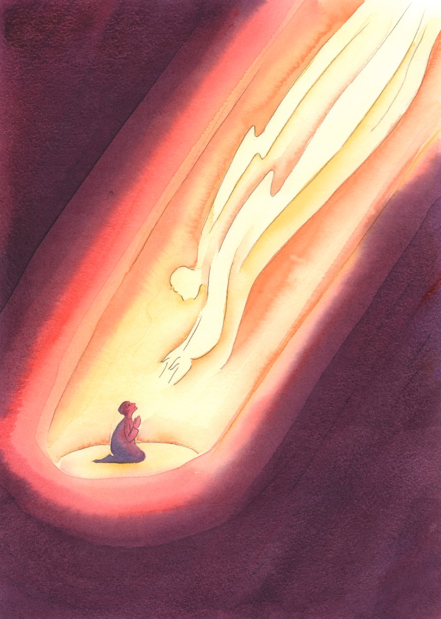 Si oramos con fe, con la honestidad y confianza de un niño, Dios siempre nos alcanza, incluso si no sentimos su presencia de Elizabeth Wang