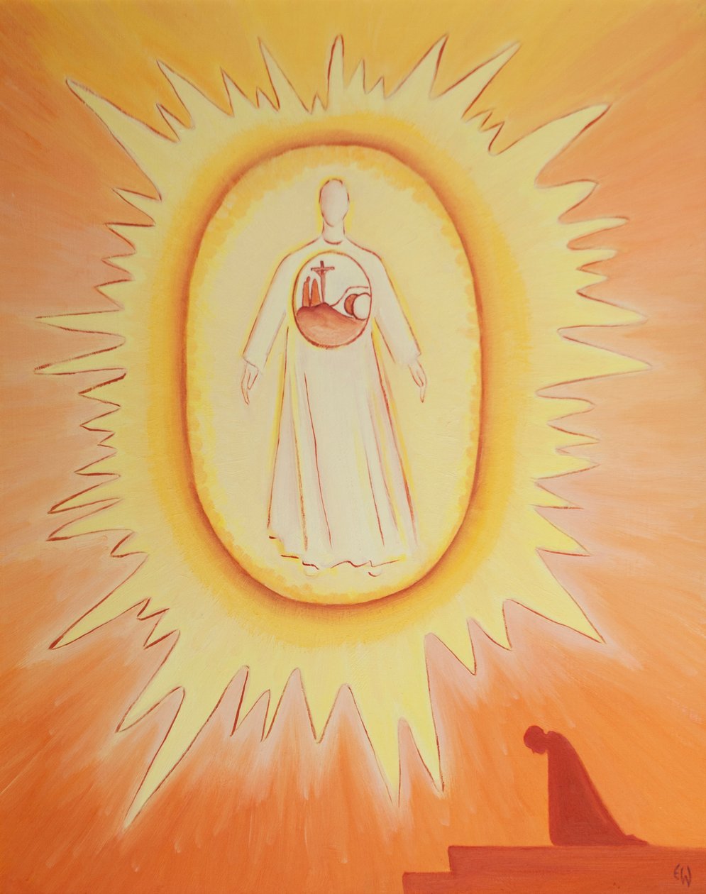 Al volverse hacia el Cristo Resucitado que está con el Padre en el Cielo, encuentro en Cristo todos los eventos salvadores de Su vida que son la razón de mi esperanza de Elizabeth Wang