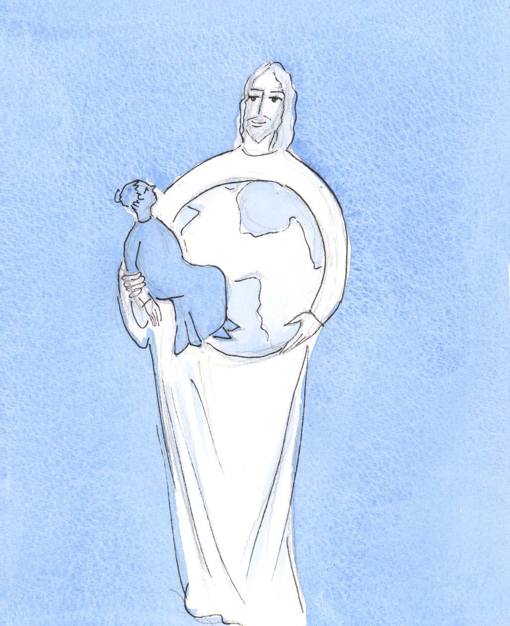 Es Cristo quien, con el Padre y el Espíritu Santo, me sostiene en la existencia, así como sostiene al mundo entero en la existencia. de Elizabeth Wang