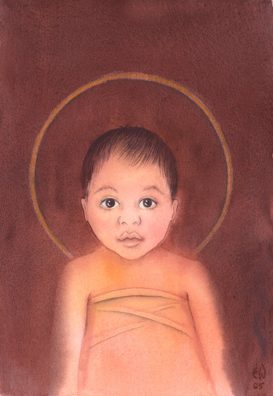 Jesucristo es verdadero Dios, que tomó nuestra naturaleza humana, teniendo la humildad y bondad de venir entre nosotros como un simple infante de Elizabeth Wang