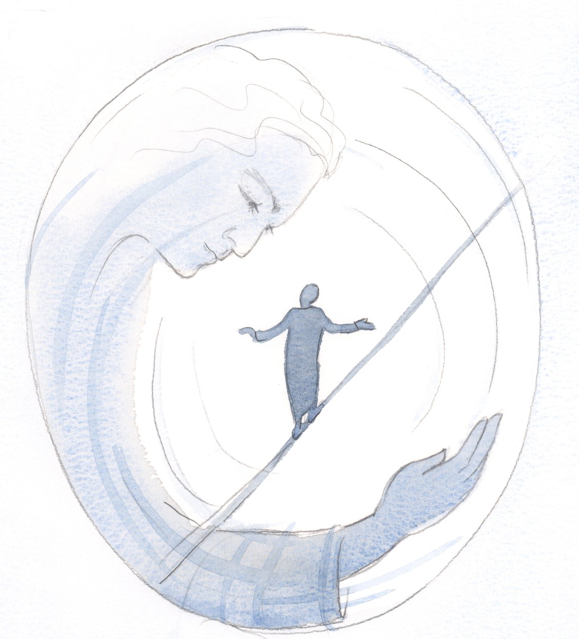 Jesús puede ayudarnos a mantener el equilibrio, cuando estamos a punto de caer en el orgullo o la desesperación de Elizabeth Wang